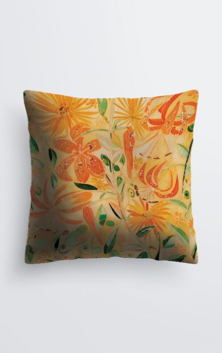 Pillow - Tiger Lilies