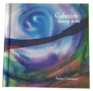 image of colourful book titled galaxies serenity within